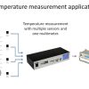 Temperature mesurement(thermocouple or silicon sensor) multiplexing into multimeter